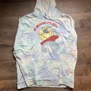 Nightmare Before Christmas Jack Skellington Tie Dye Summer Hoodie